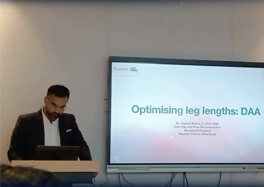 Optimising leg lengths in DAA surgery podium lecture