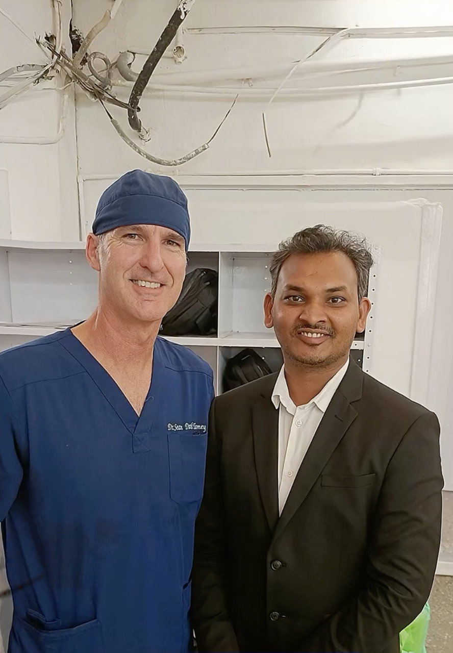 With Dr. Sean Toomey